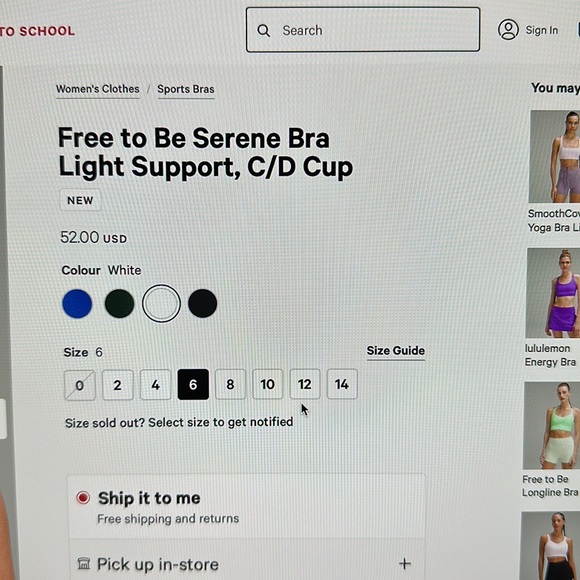 Free to be Serene sports bra - Picture 4 of 7